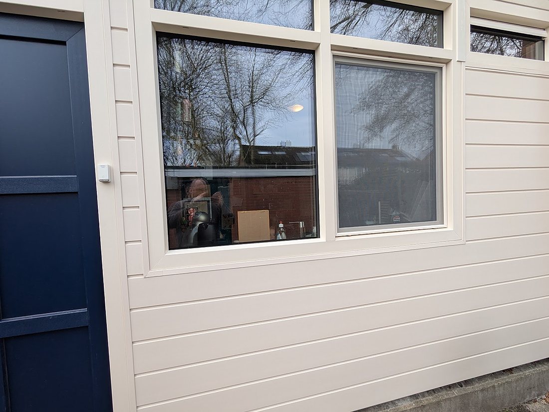 Klantfoto van Marcel Schiphorst: witte kozijnen